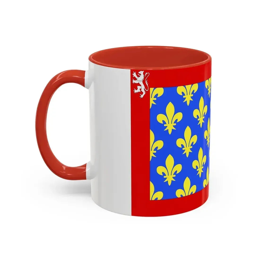 Flag of Sarthe France 2 - Accent Coffee Mug - Go Mug Yourself