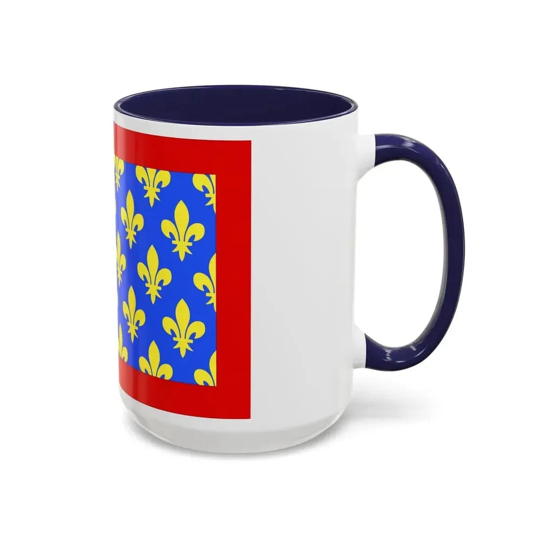 Flag of Sarthe France 2 - Accent Coffee Mug - Go Mug Yourself