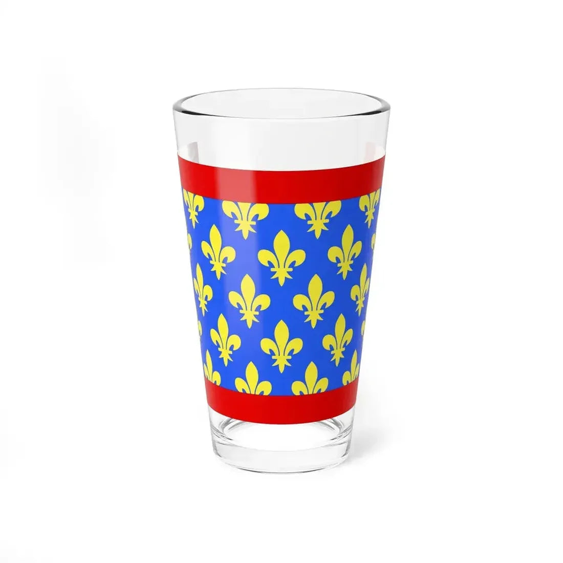 Flag of Sarthe France 2 - Pint Glass 16oz 16oz - Go Mug Yourself