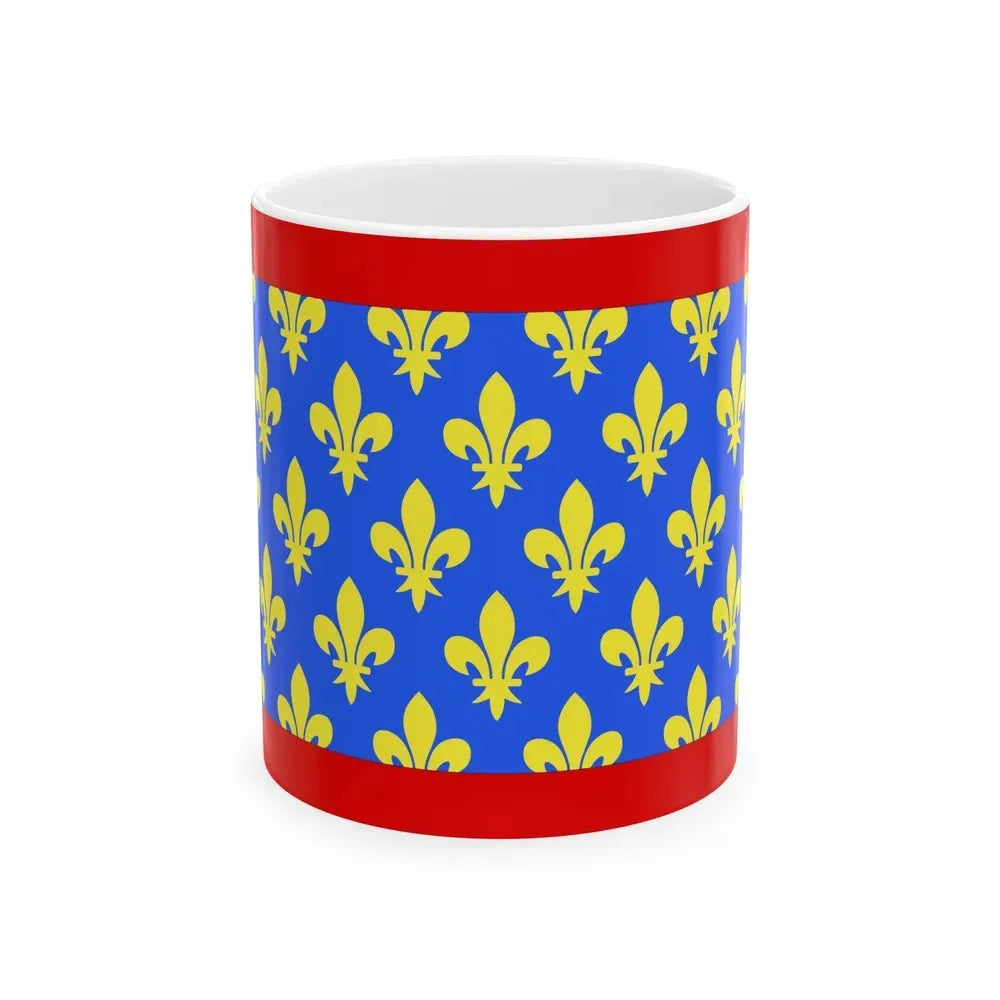 Flag of Sarthe France 2 - White Coffee Mug 11oz - Go Mug Yourself