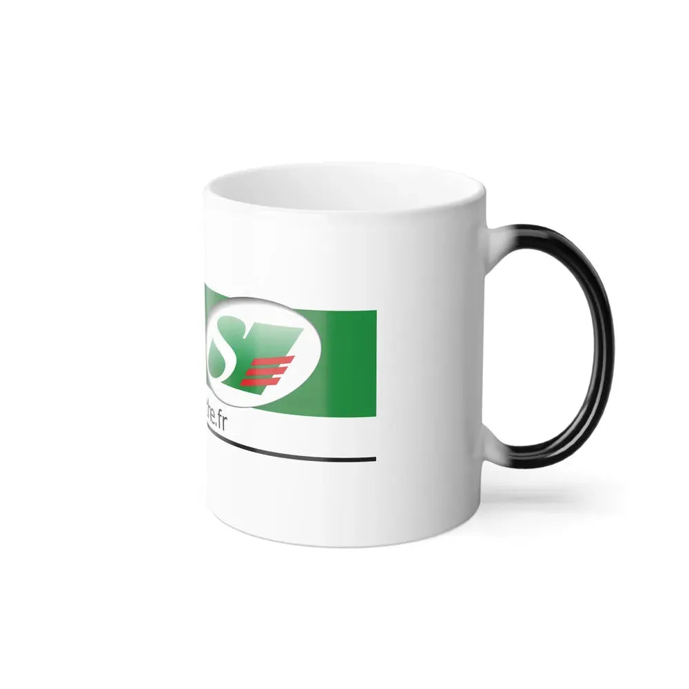 Flag of Sarthe France - Color Changing Coffee Mug - Go Mug Yourself