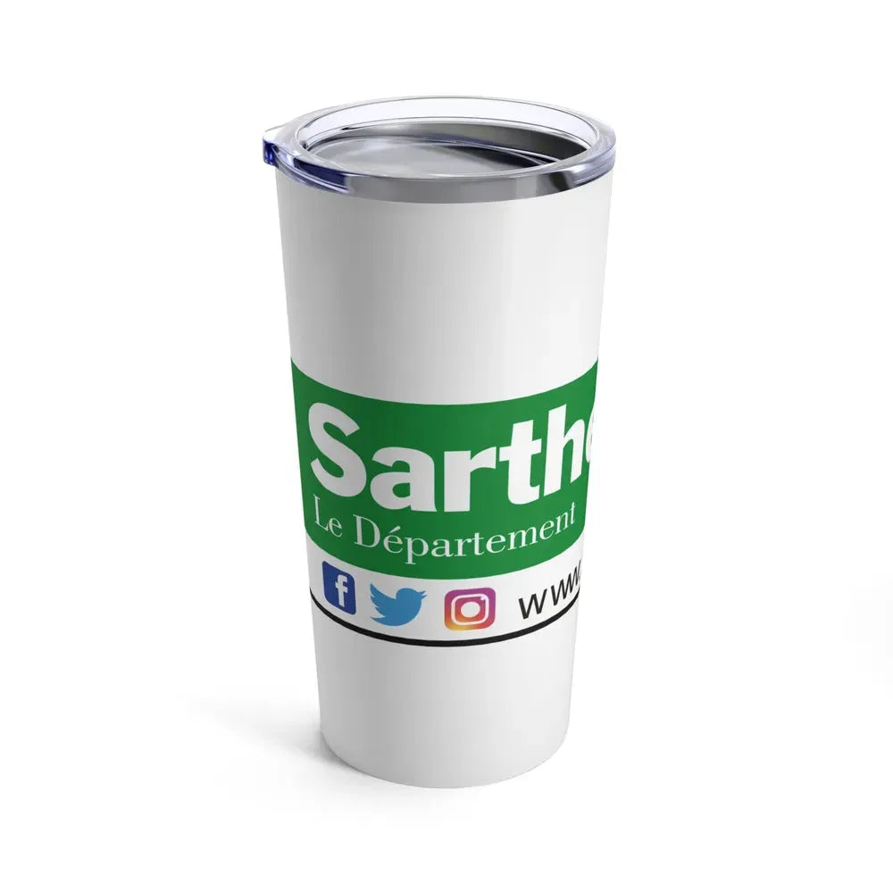 Flag of Sarthe France - Tumbler 20oz - Go Mug Yourself