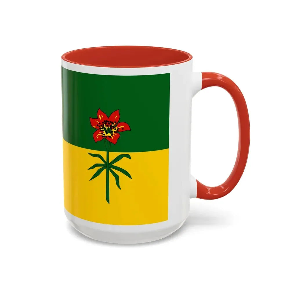 Flag of Saskatchewan Canada - Accent Coffee Mug - Go Mug Yourself