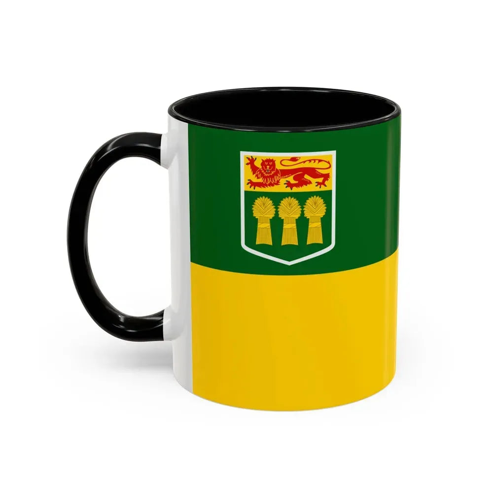 Flag of Saskatchewan Canada - Accent Coffee Mug - Go Mug Yourself