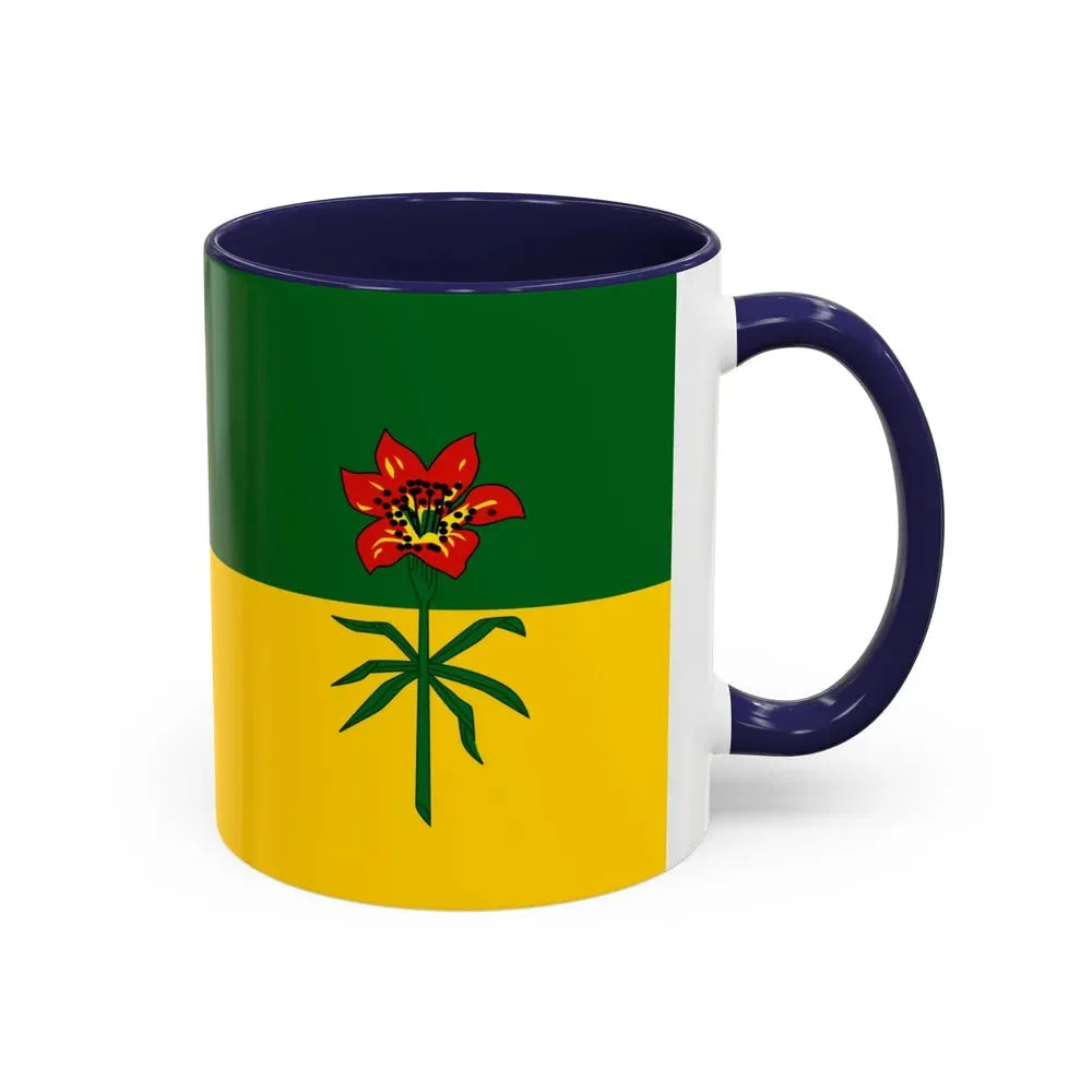 Flag of Saskatchewan Canada - Accent Coffee Mug - Go Mug Yourself