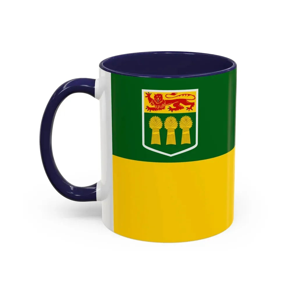 Flag of Saskatchewan Canada - Accent Coffee Mug - Go Mug Yourself