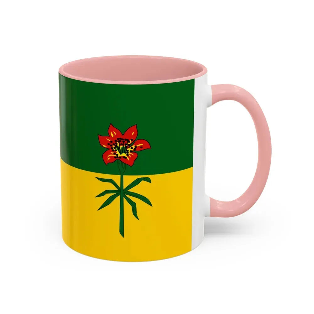Flag of Saskatchewan Canada - Accent Coffee Mug - Go Mug Yourself