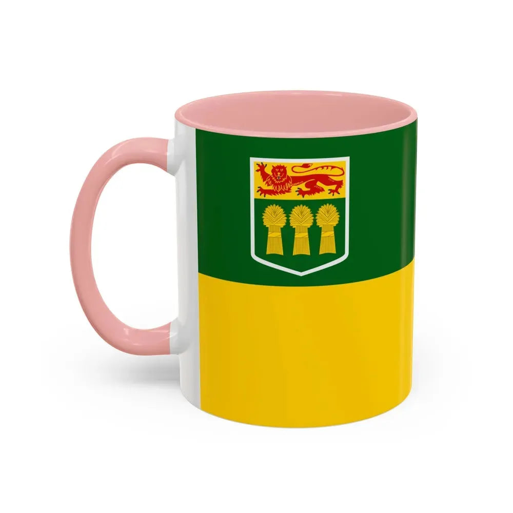 Flag of Saskatchewan Canada - Accent Coffee Mug - Go Mug Yourself