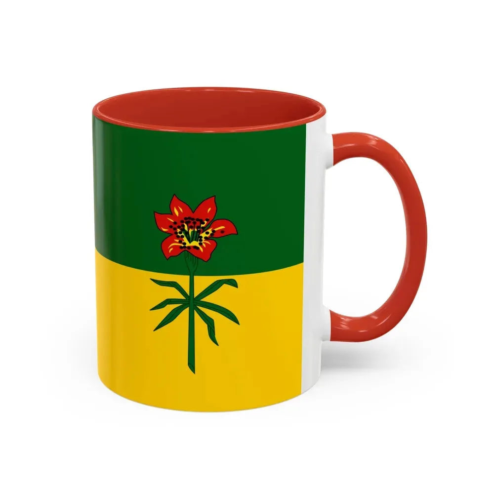 Flag of Saskatchewan Canada - Accent Coffee Mug - Go Mug Yourself