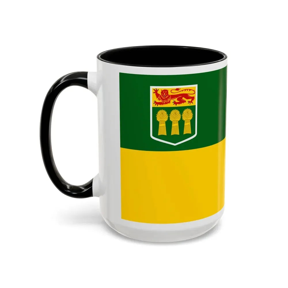 Flag of Saskatchewan Canada - Accent Coffee Mug - Go Mug Yourself