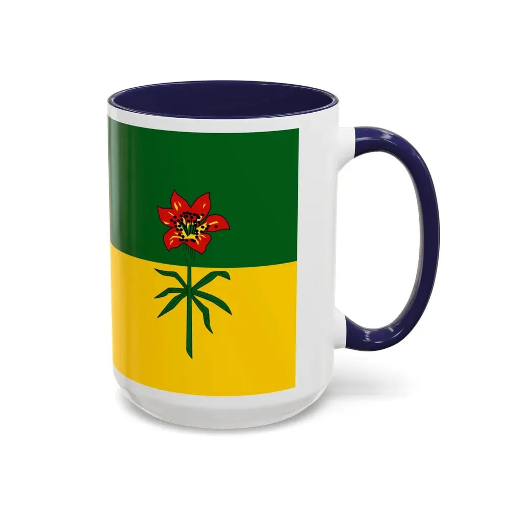Flag of Saskatchewan Canada - Accent Coffee Mug - Go Mug Yourself
