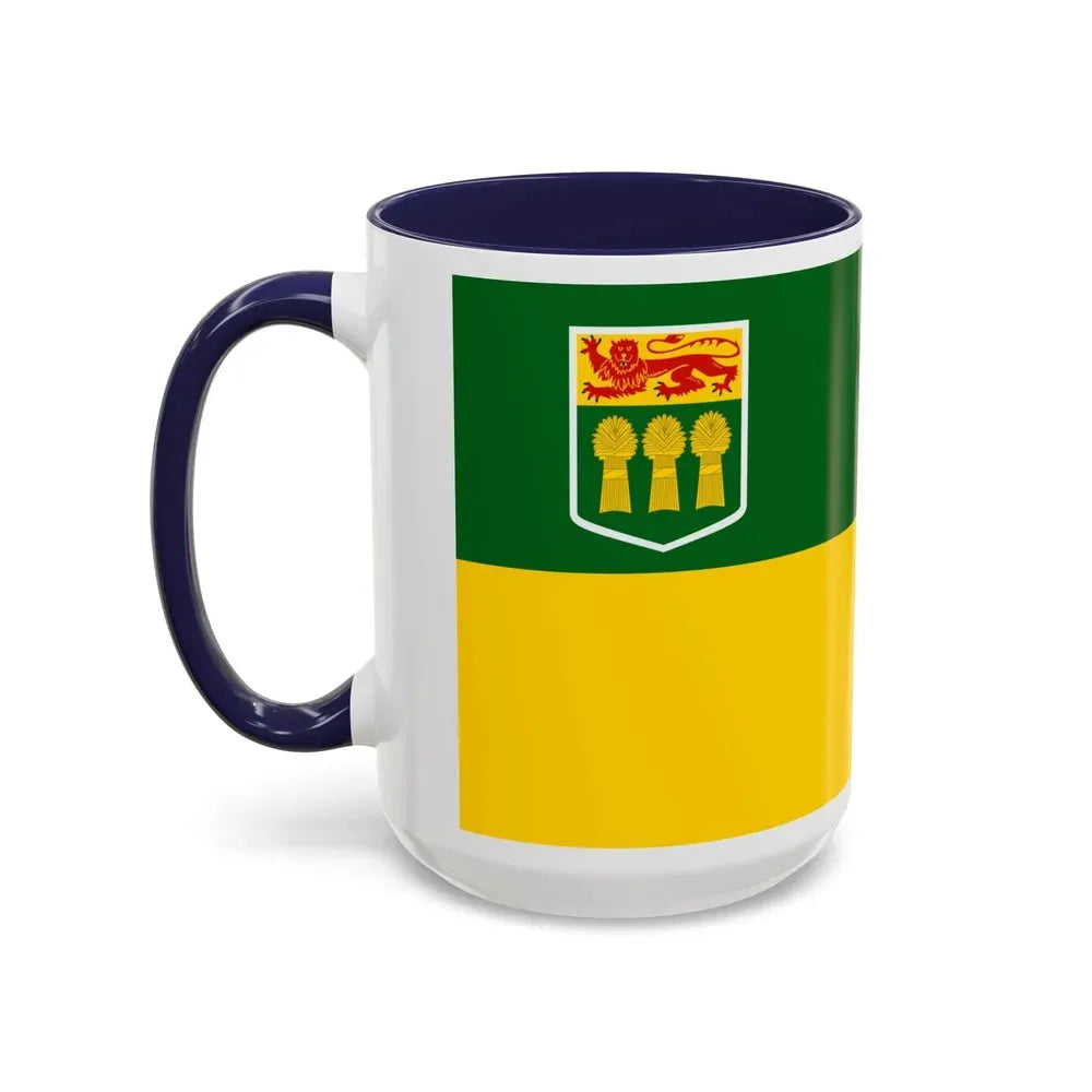Flag of Saskatchewan Canada - Accent Coffee Mug - Go Mug Yourself