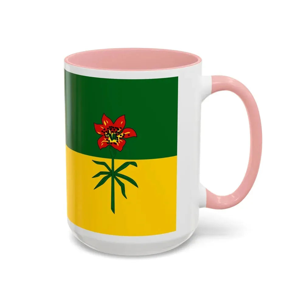 Flag of Saskatchewan Canada - Accent Coffee Mug - Go Mug Yourself