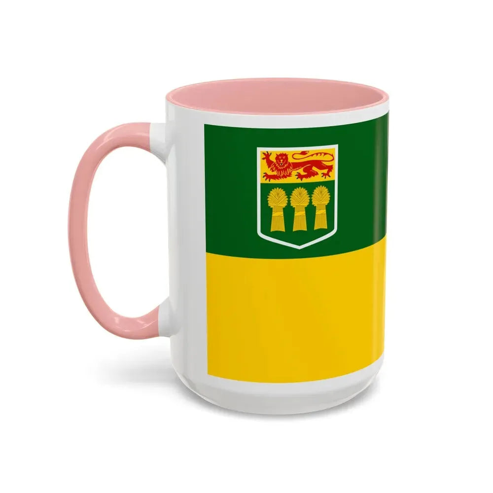 Flag of Saskatchewan Canada - Accent Coffee Mug - Go Mug Yourself