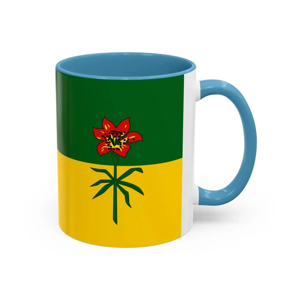 Flag of Saskatchewan Canada - Accent Coffee Mug - Go Mug Yourself