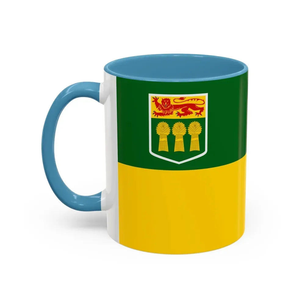 Flag of Saskatchewan Canada - Accent Coffee Mug - Go Mug Yourself
