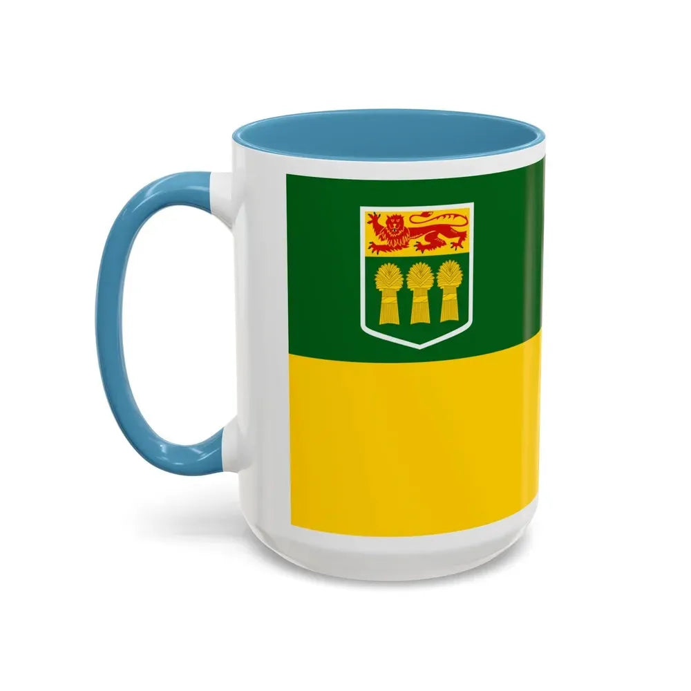 Flag of Saskatchewan Canada - Accent Coffee Mug - Go Mug Yourself