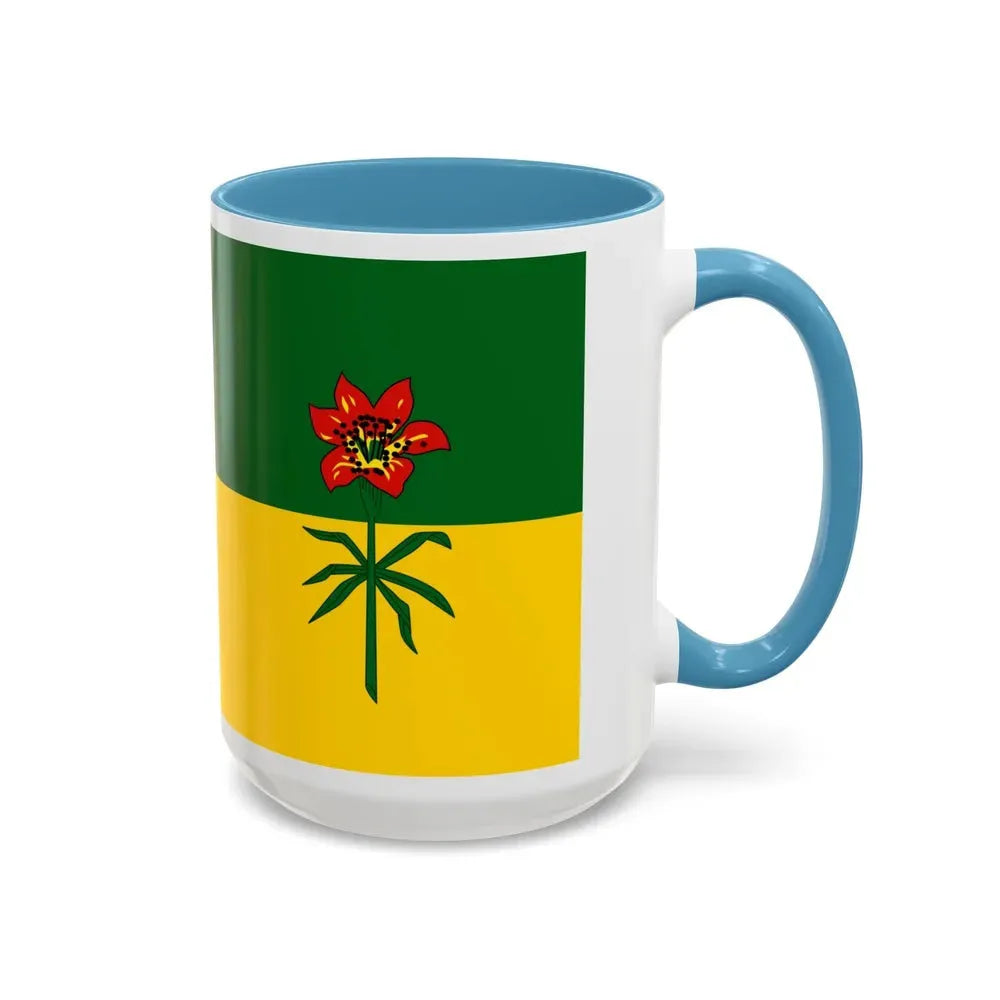 Flag of Saskatchewan Canada - Accent Coffee Mug - Go Mug Yourself