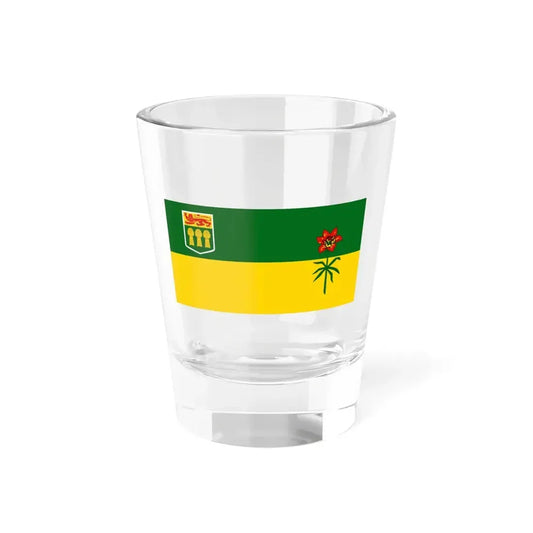 Flag of Saskatchewan Canada - Shot Glass 1.5oz 1.5oz - Go Mug Yourself