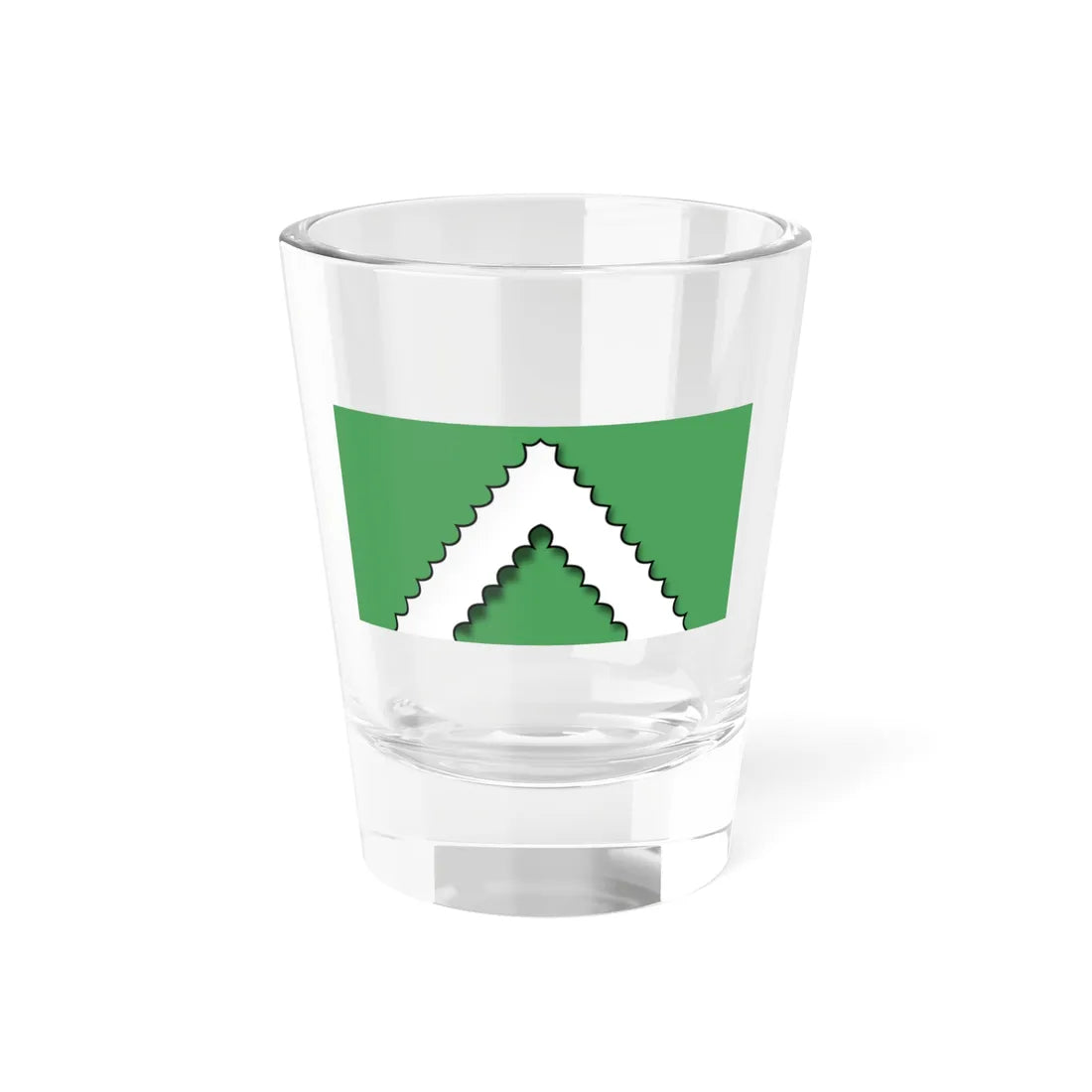 Flag of Sasnovy Bor (Belarus) Shot Glass 1.5oz 1.5oz - Go Mug Yourself