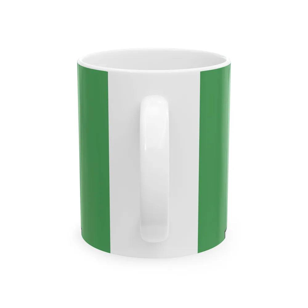 Flag of Sasnovy Bor (Belarus) White Coffee Mug - Go Mug Yourself