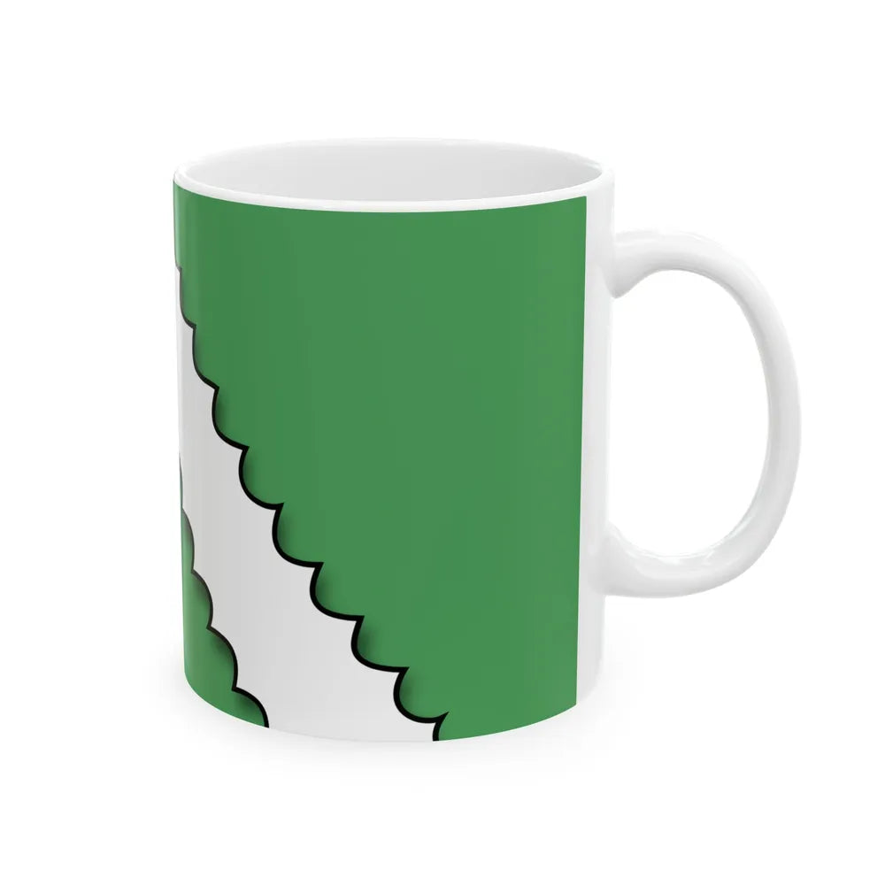Flag of Sasnovy Bor (Belarus) White Coffee Mug - Go Mug Yourself