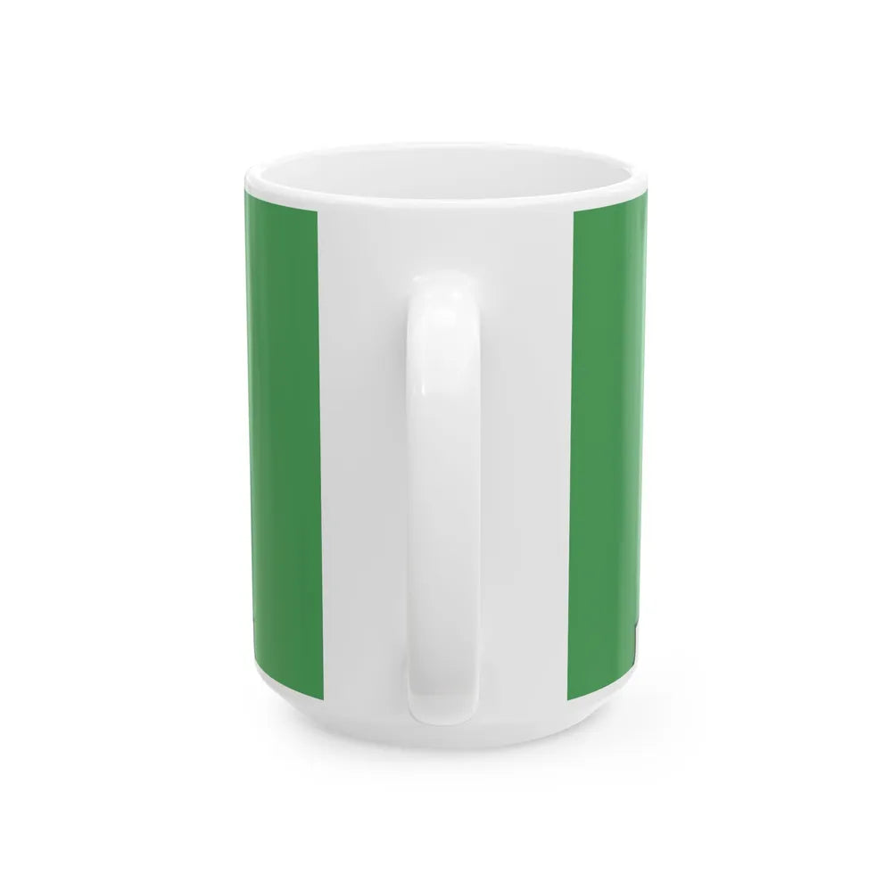 Flag of Sasnovy Bor (Belarus) White Coffee Mug - Go Mug Yourself