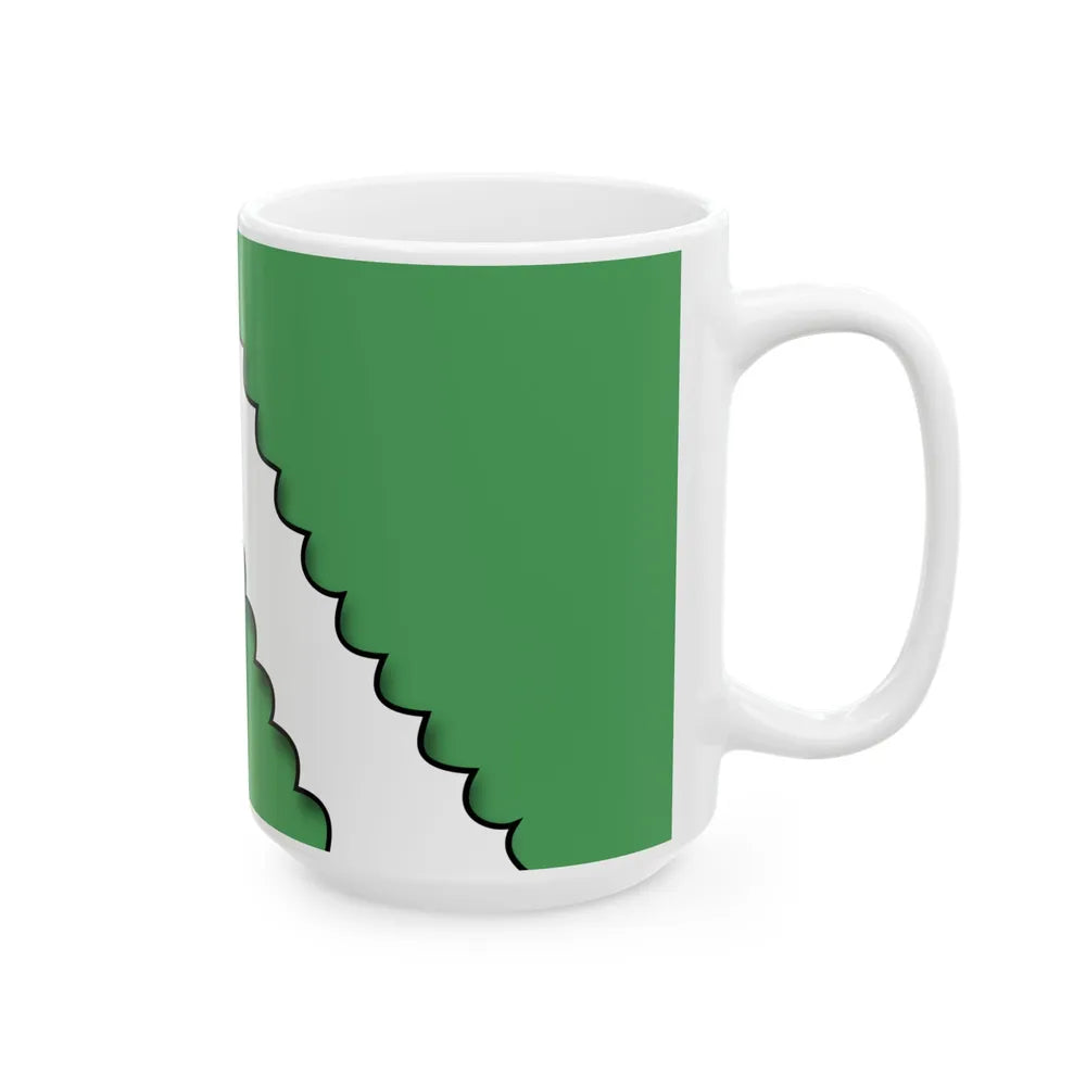 Flag of Sasnovy Bor (Belarus) White Coffee Mug - Go Mug Yourself