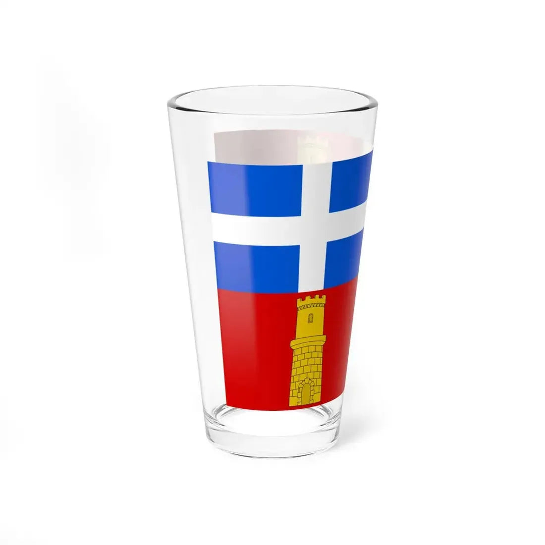 Flag of Sassari 1259-1323 (Italy) Pint Glass 16oz - Go Mug Yourself