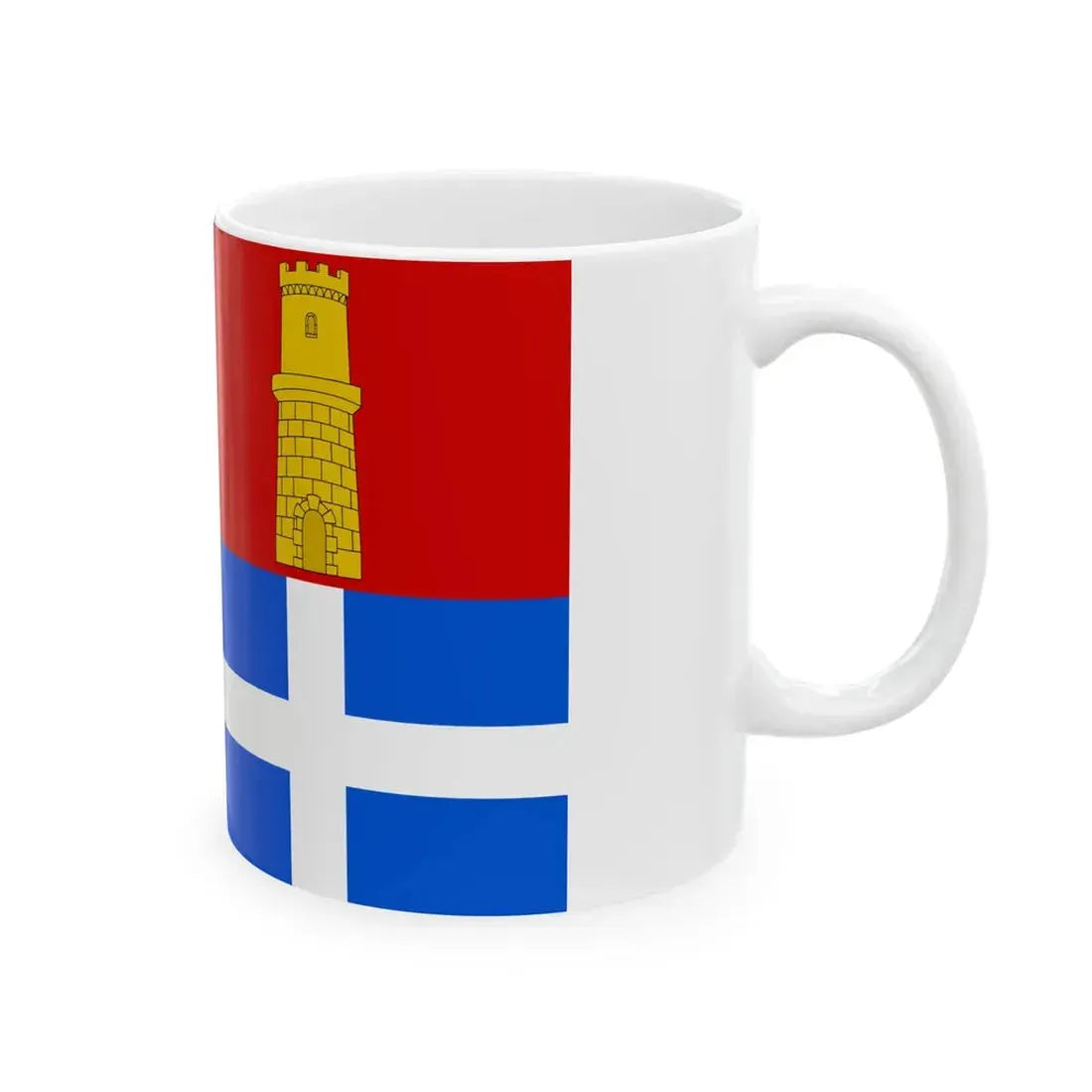 Flag of Sassari 1259-1323 (Italy) White Coffee Mug - Go Mug Yourself