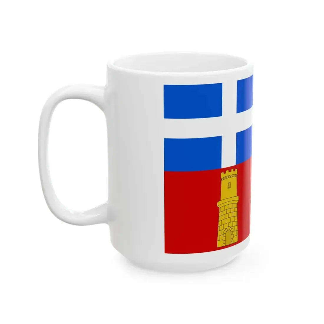 Flag of Sassari 1259-1323 (Italy) White Coffee Mug - Go Mug Yourself