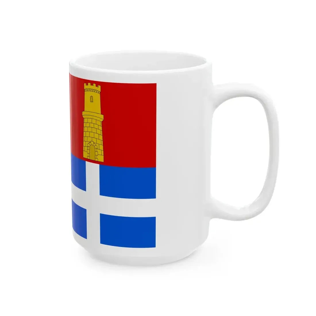 Flag of Sassari 1259-1323 (Italy) White Coffee Mug - Go Mug Yourself