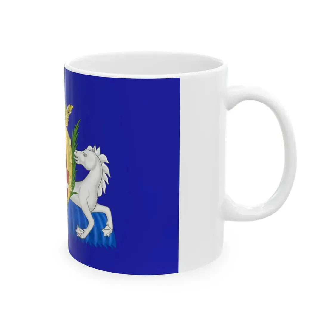 Flag of Sassari (Italy) White Coffee Mug - Go Mug Yourself