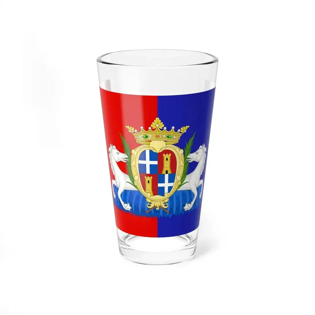 Flag of Sassari Until 1936 (Italy) Pint Glass 16oz 16oz - Go Mug Yourself