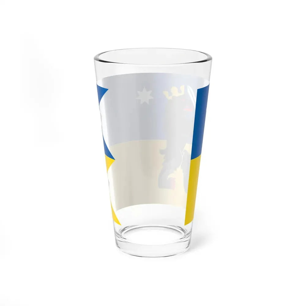 Flag of Satakunta Finland - Pint Glass 16oz - Go Mug Yourself