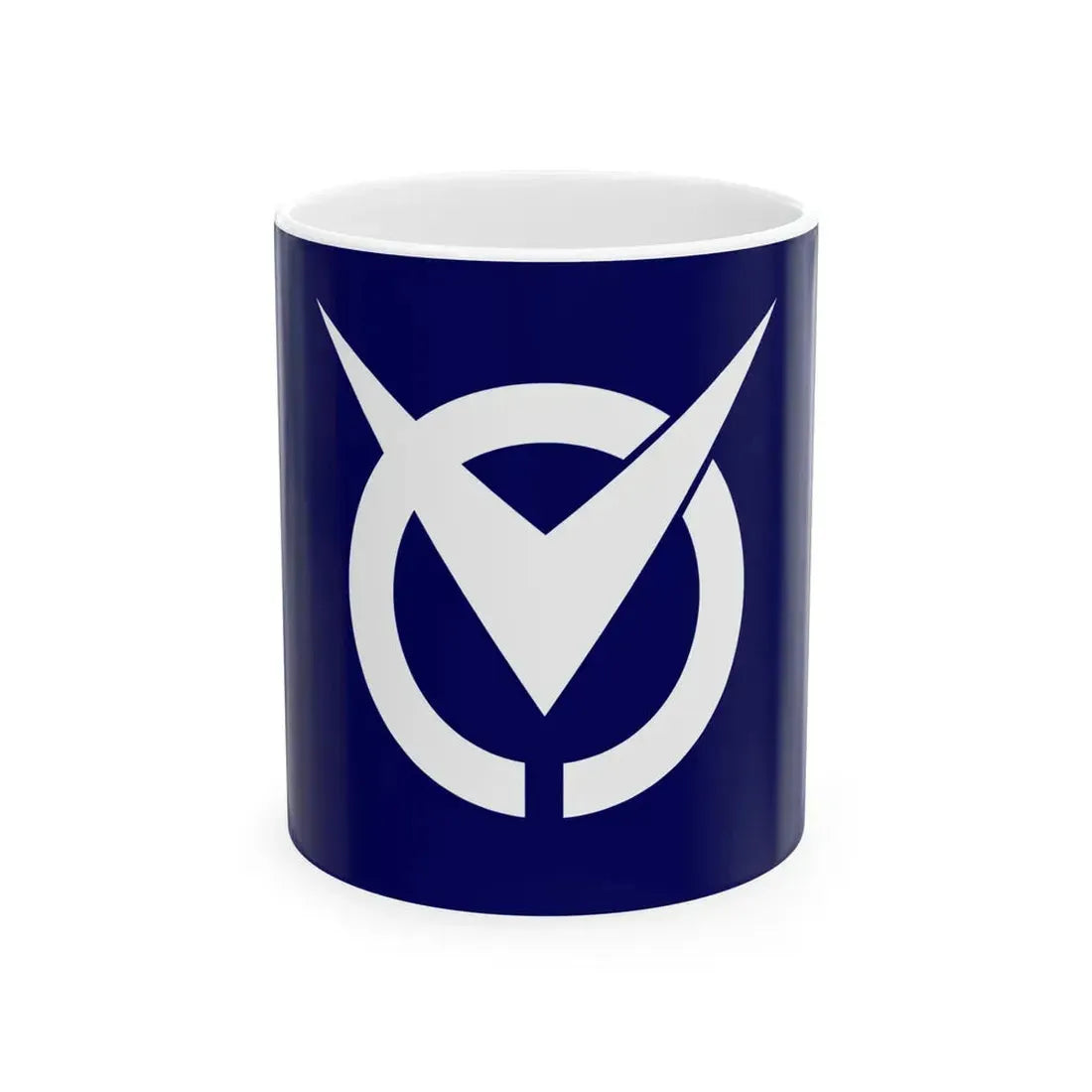 Flag of Satosho Okayama (Japan) White Coffee Mug 11oz - Go Mug Yourself