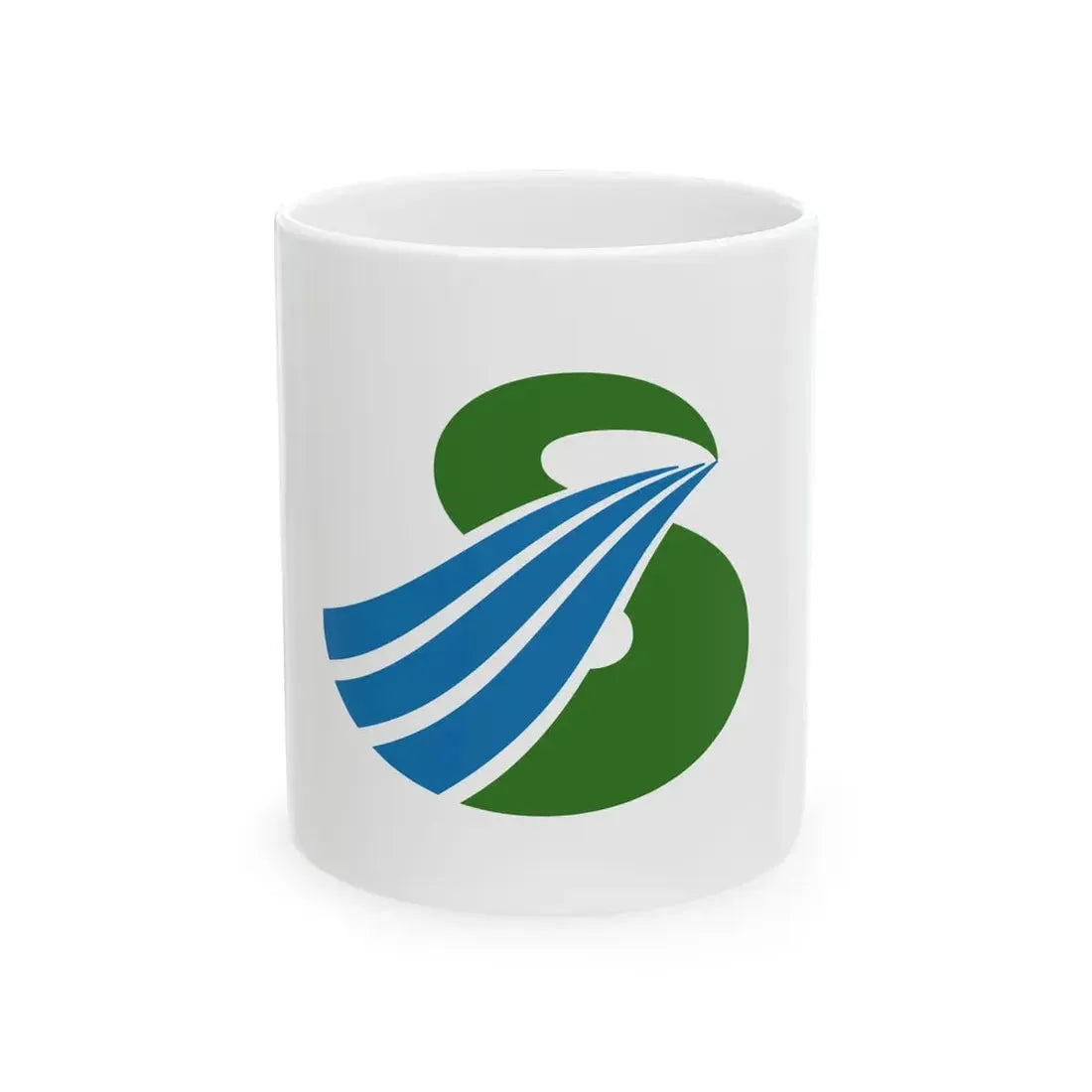 Flag of Satsumasendai Kagoshima (Japan) White Coffee Mug 11oz - Go Mug Yourself