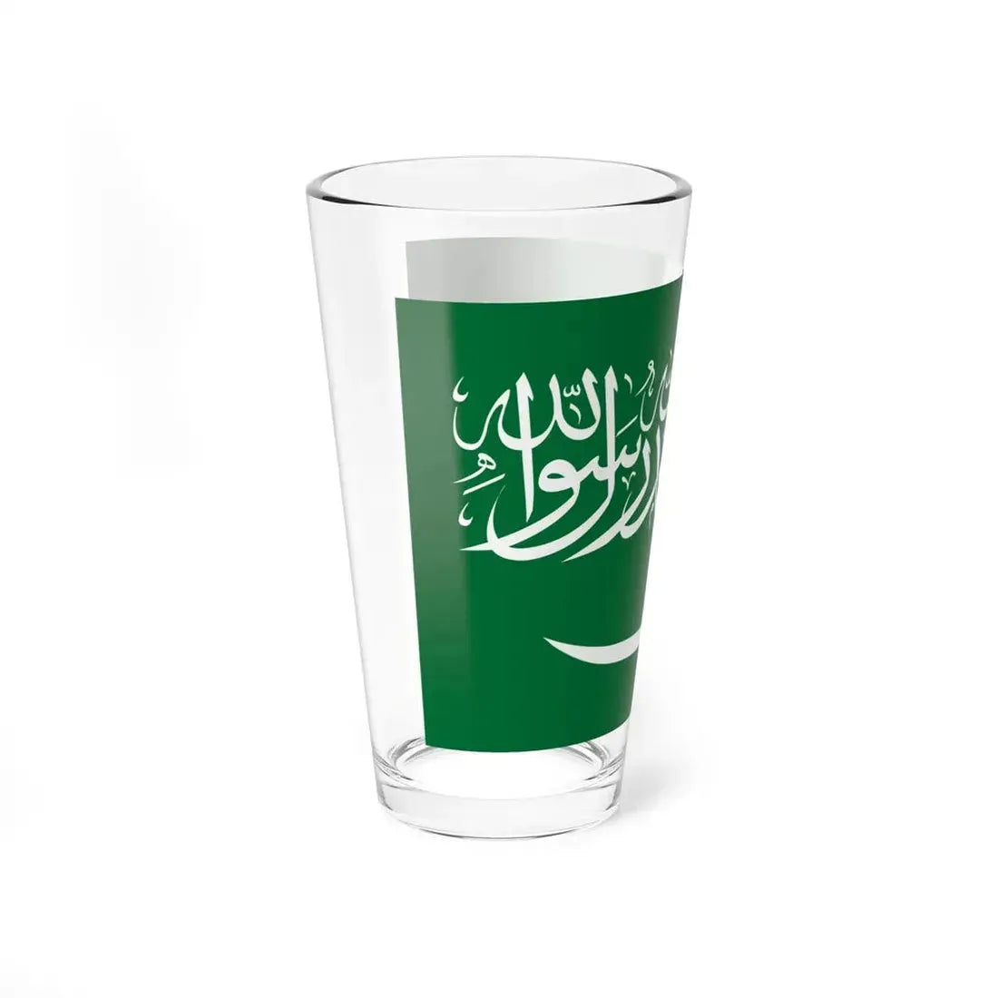 Flag of Saudi Arabia 1938-1973 (Saudi Arabia) Pint Glass 16oz - Go Mug Yourself
