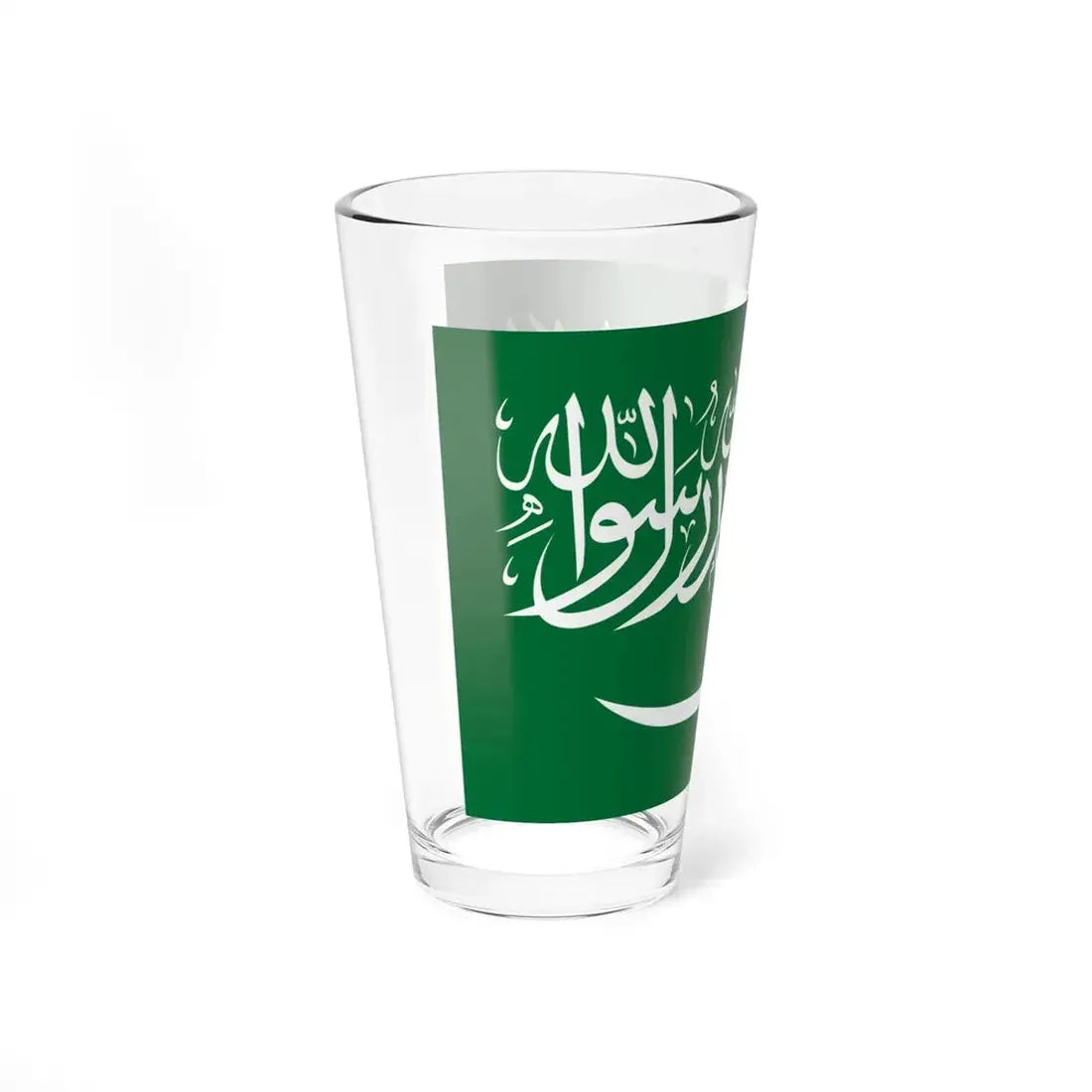 Flag of Saudi Arabia 1938 to 1973 (Saudi Arabia) Pint Glass 16oz - Go Mug Yourself