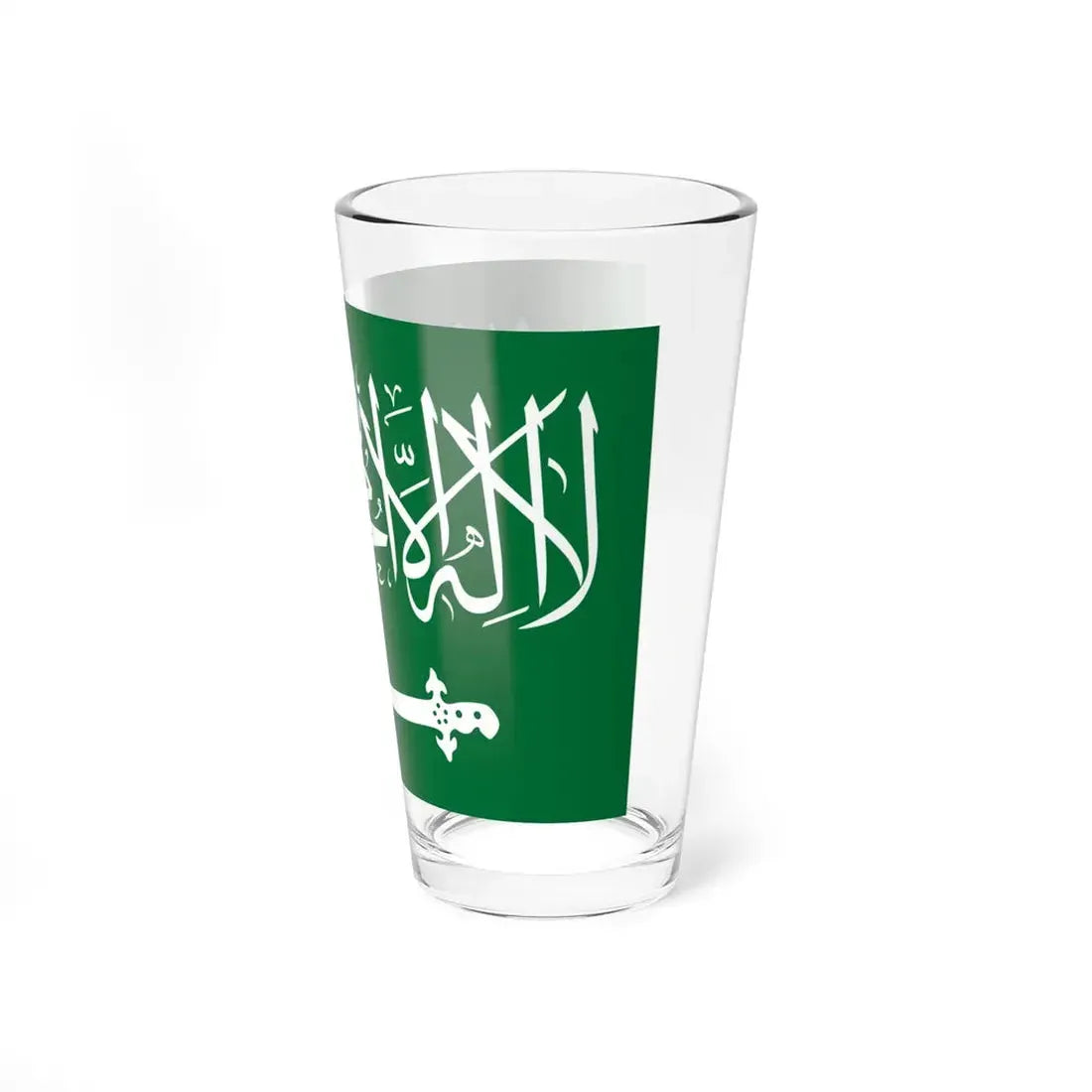 Flag of Saudi Arabia 1938 to 1973 (Saudi Arabia) Pint Glass 16oz - Go Mug Yourself