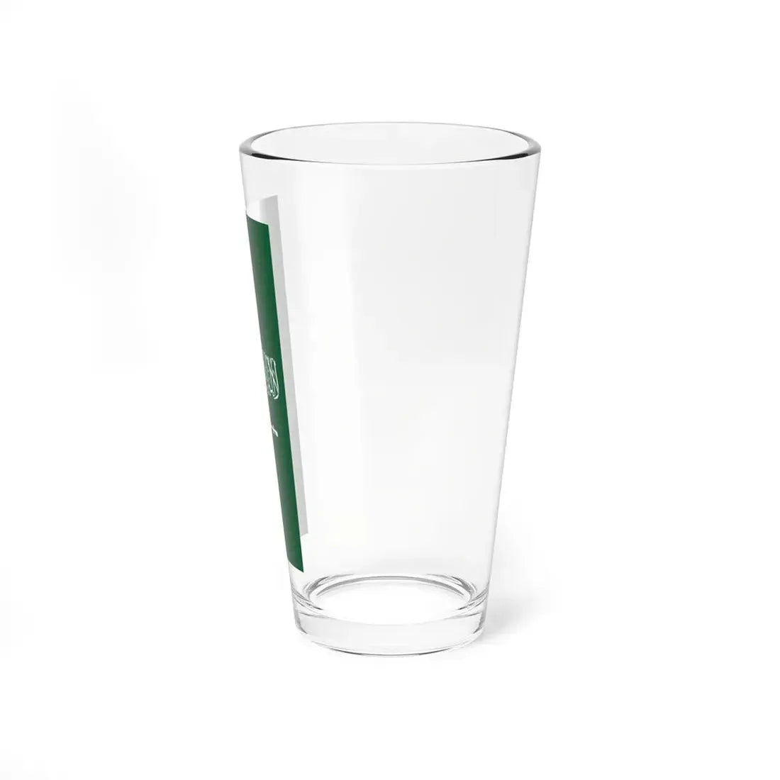 Flag of Saudi Arabia Hanging (Saudi Arabia) Pint Glass 16oz - Go Mug Yourself