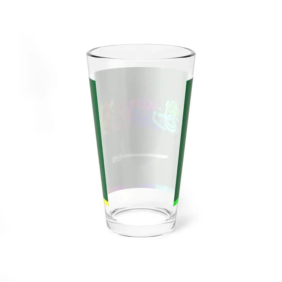 Flag of Saudi Arabia in order of writing later over (Saudi Arabia) Pint Glass 16oz - Go Mug Yourself