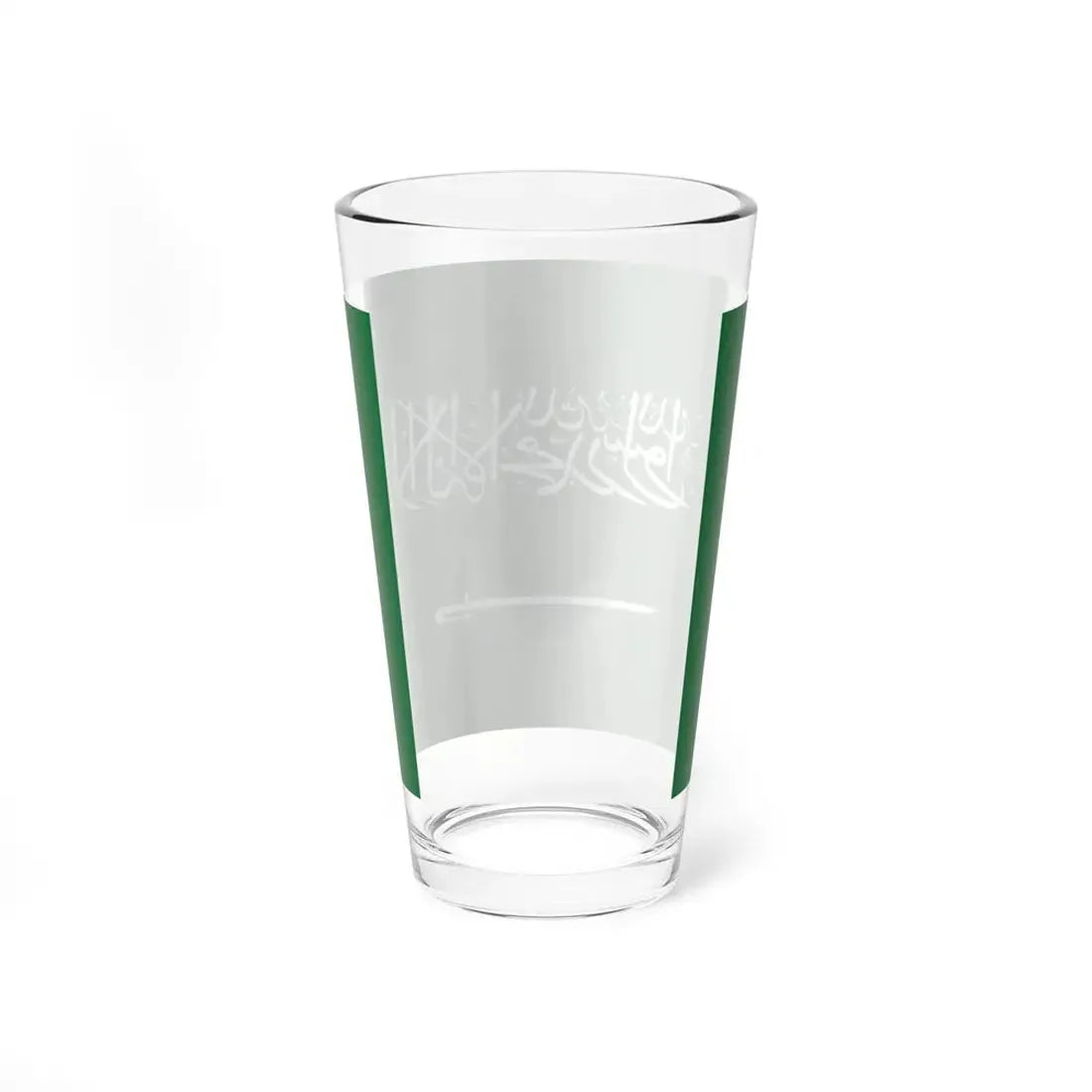 Flag of Saudi Arabia type 1 (Saudi Arabia) Pint Glass 16oz - Go Mug Yourself