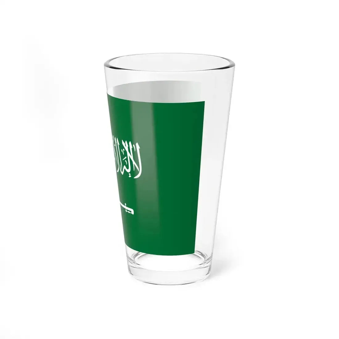 Flag of Saudi Arabia type 2 (Saudi Arabia) Pint Glass 16oz - Go Mug Yourself