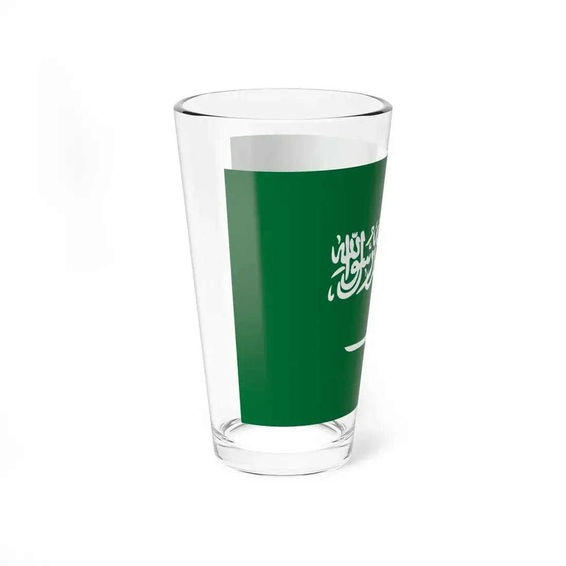 Flag of Saudi Arabia type 3 (Saudi Arabia) Pint Glass 16oz - Go Mug Yourself