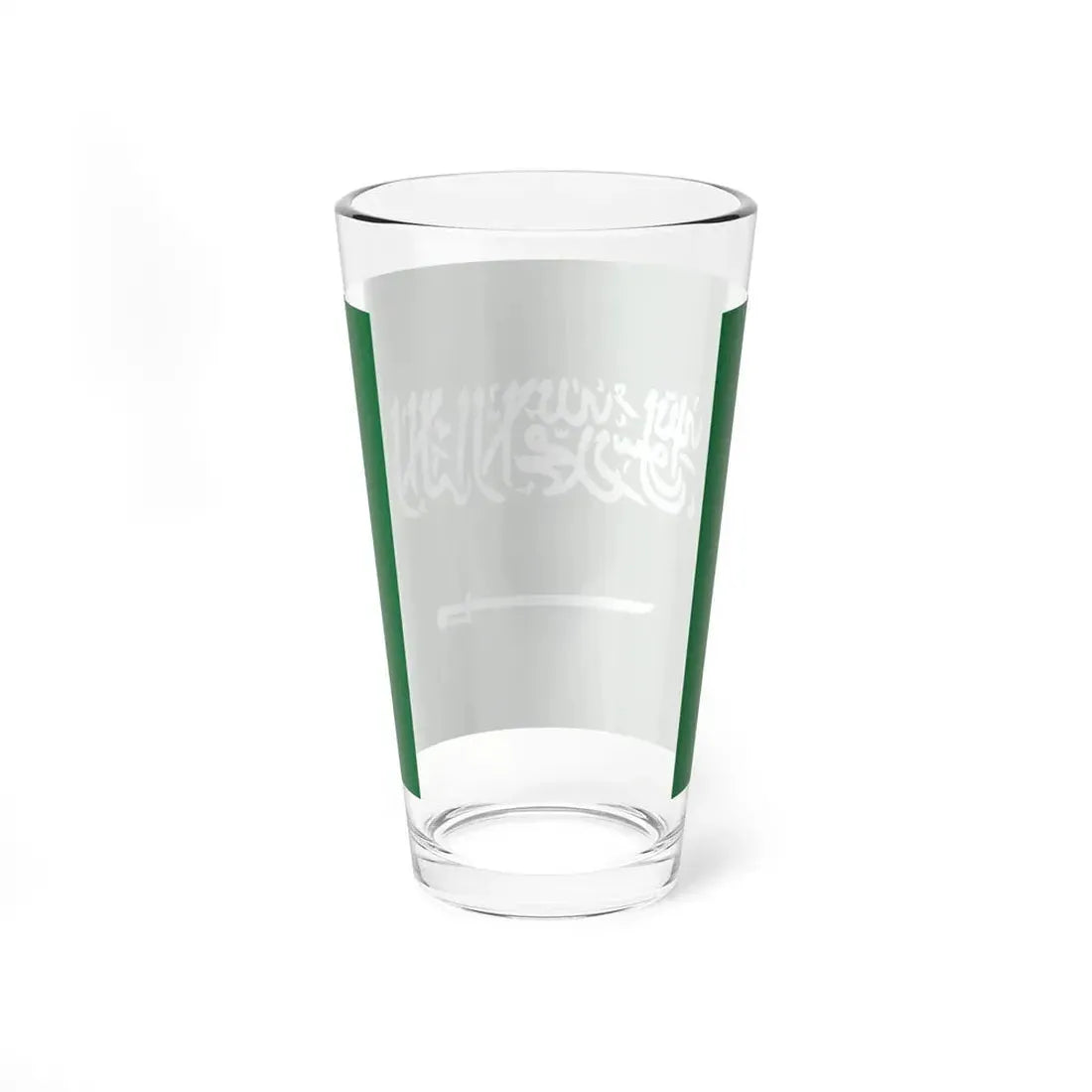 Flag of Saudi Arabia type 3 (Saudi Arabia) Pint Glass 16oz - Go Mug Yourself