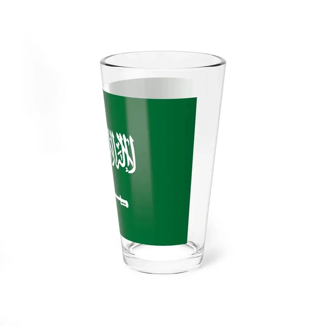 Flag of Saudi Arabia type 3 (Saudi Arabia) Pint Glass 16oz - Go Mug Yourself