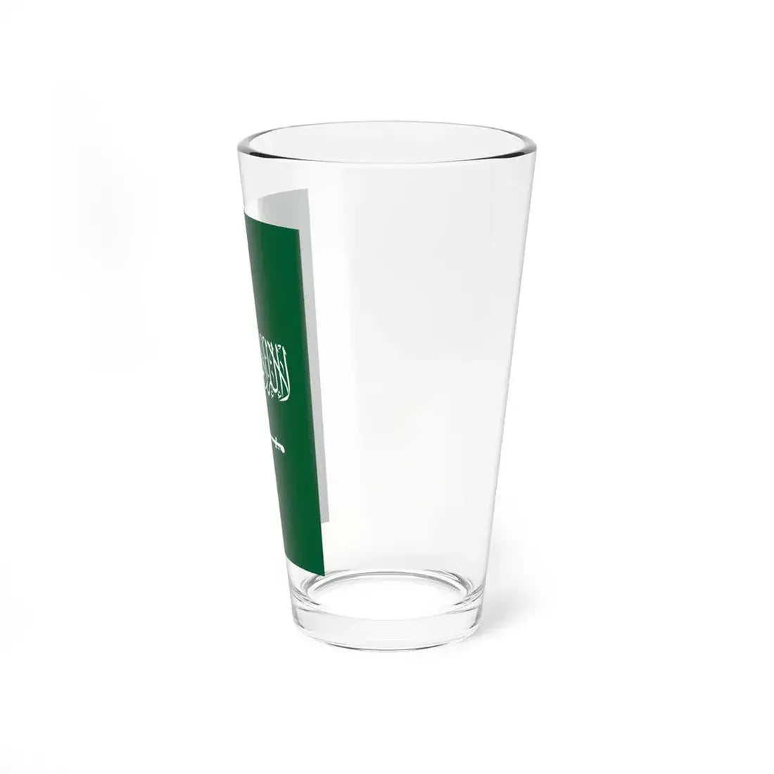 Flag of Saudi Arabia vertical (Saudi Arabia) Pint Glass 16oz - Go Mug Yourself