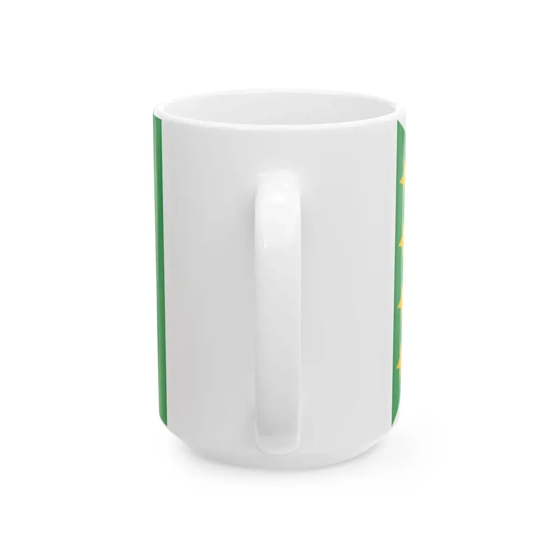 Flag of Sauga Estonia (Estonia) White Coffee Mug - Go Mug Yourself