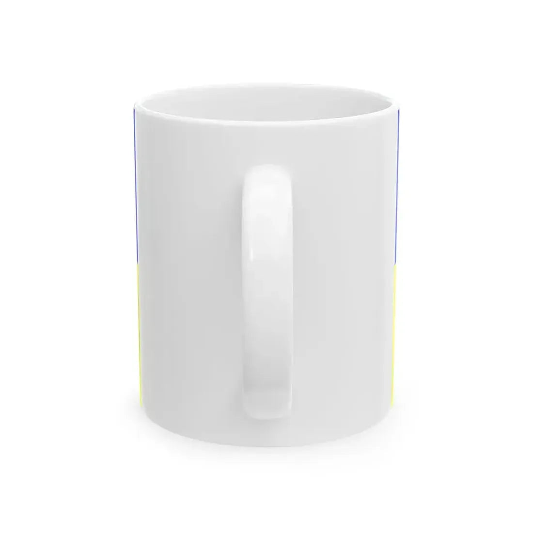 Flag of Saugues (France) White Coffee Mug - Go Mug Yourself